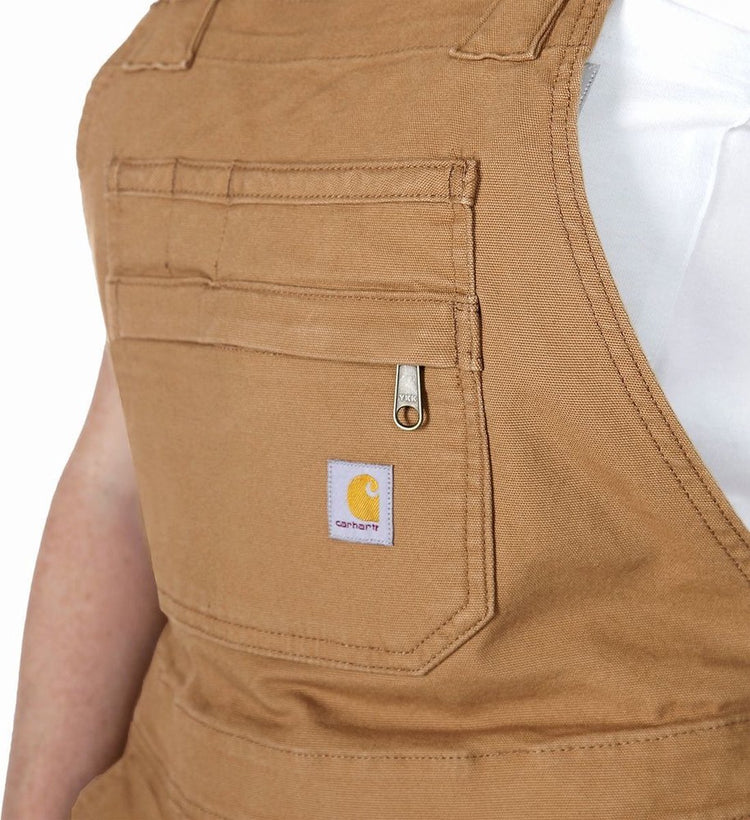 Carhartt Damen-Canvas-Shorts mit entspannter Passform, 106197, Braun-L