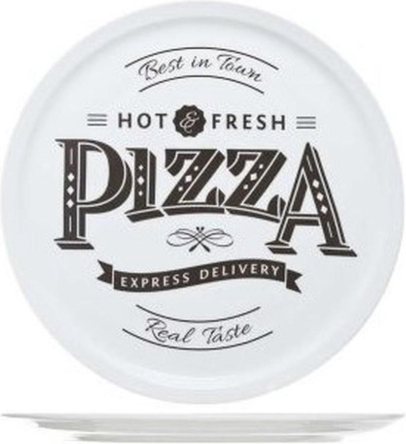 Gemütlicher, trendiger Pizzateller – ø 30 cm – heiß-frische Pizza