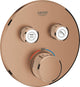 Grohe Grohtherm SmartControl Einbau-Duschthermostat – 2 Tasten – gebürsteter warmer Sonnenuntergang (mattbronze) – 29119dl0
