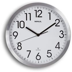 Wanduhr maul maulmove funkgesteuert weiß, silber