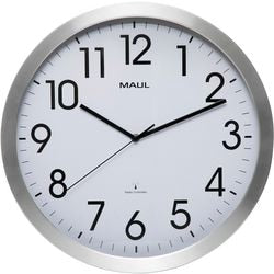 Wanduhr maul maulmove funkgesteuert weiß, silber