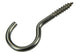Mack 1019898 - Schraubhaken Edelstahl 2 Stück 5,0x40 mm | 10 Stück