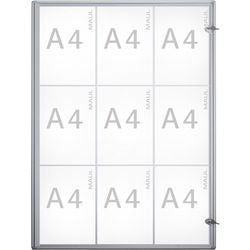 Vitrine Maul Maulextraslim Silber