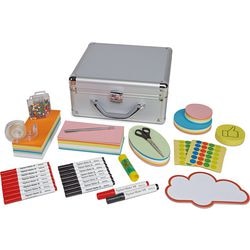 Moderationsset Maul Compact Aluminium, Silber