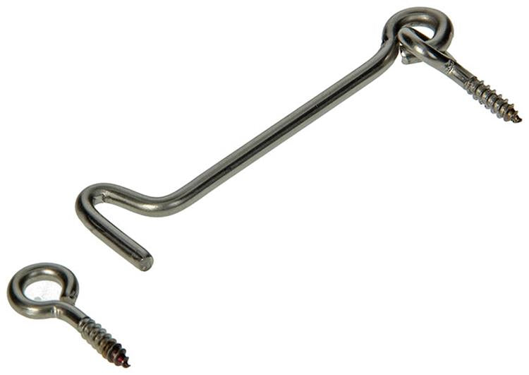 Mack 1019903 - Windhaken Edelstahl 1 Stück 4,5 x 100 mm | 5 Stück