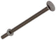 Mack 1019913 - Holzschraube + Mutter Edelstahl 2 Stück M6 x 100 mm | 5 Stück