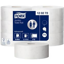 Toilettenpapier Tork T1 2-lagig weiß