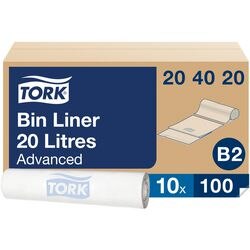 Müllsäcke tork b2 20 l weiß