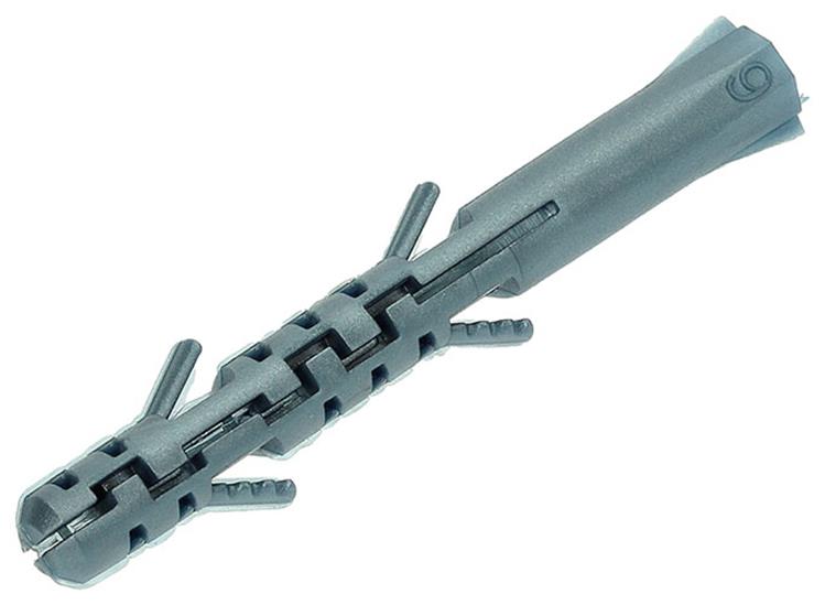 Mack 1019924 - Dübel mit langer Ausdehnung, Polyethylen, 12 Stück, 6 x 55 mm | 5 Stück