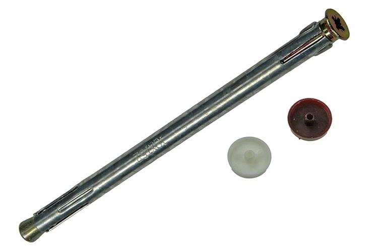 Mack 1017921 - Metallrahmendübel verzinkter Stahl 4 Stück 10 x150 mm | 5 Stück