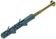 Mack 1019933 - Stecker lang exp.polyeth. + scr. 5x80 8 Stück 8 x 65 mm | 5 Stück