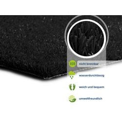 Grasteppich Casa Pura Premium Farbe Schwarz