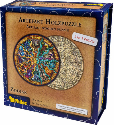 Philos Holzpuzzle 2 in 1 Sternzeichen 161 Teile.
