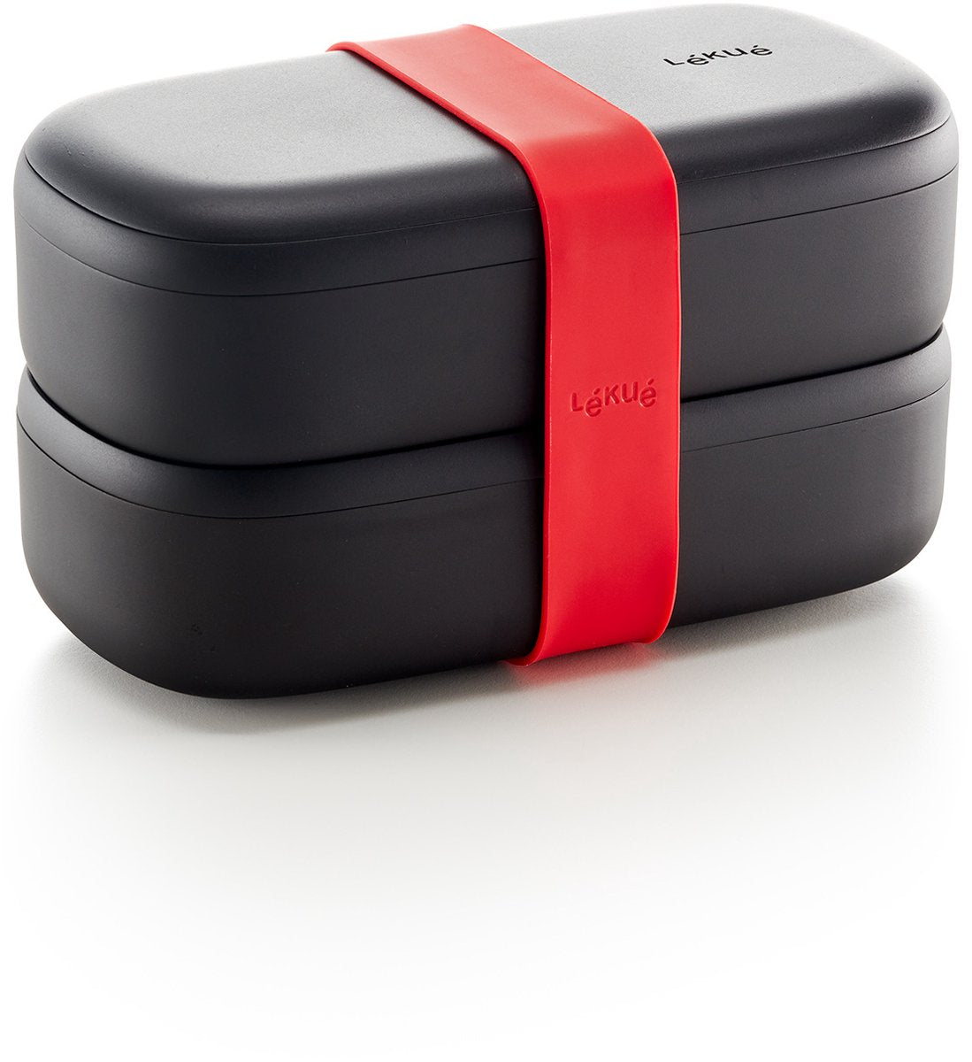 Lékué Lunchbox Brotkasten – to go – limitierte Auflage – 1 l – Schwarz