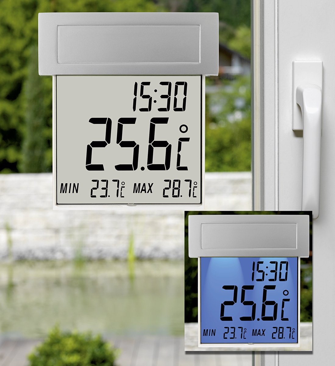 TFA Dostmann Vision Solar 30.1035 Thermometer Silber