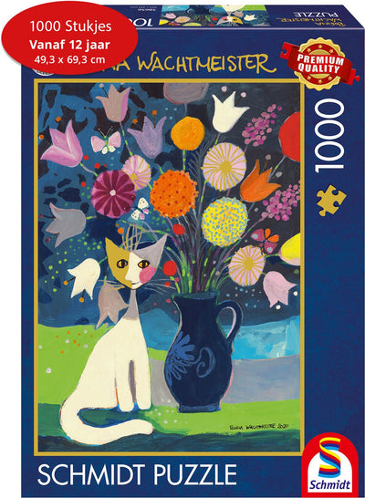 Schmidt - Puzzle - Weiße Katze - Rosina Wachtmeister - 1000 Teile - Erwachsene - ab 12 Jahren