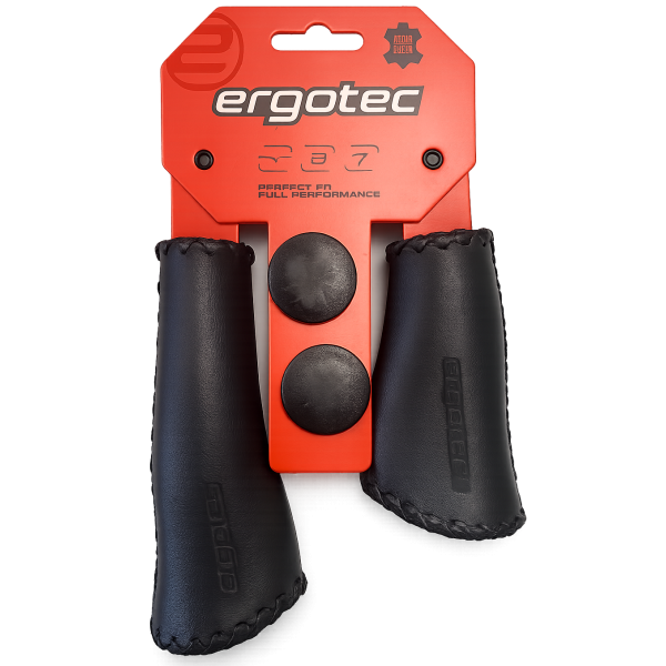 Ergotec verhandelt Monaco Leder lang kurzes Schwarz