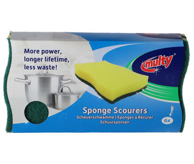 Multy durchsuchen Schwämme 6 Stücke