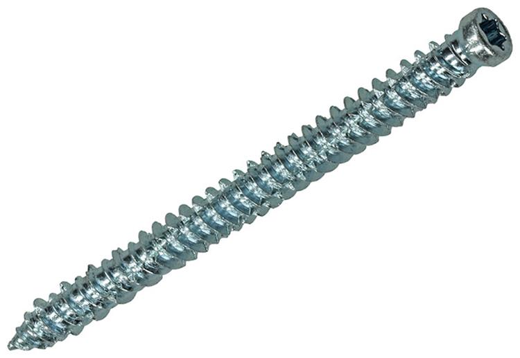 Mack 1019961 – Betonfensterschraube verzinkt Zylinderkopf 8 Stück 7,5 x 92 mm | 5 Stück