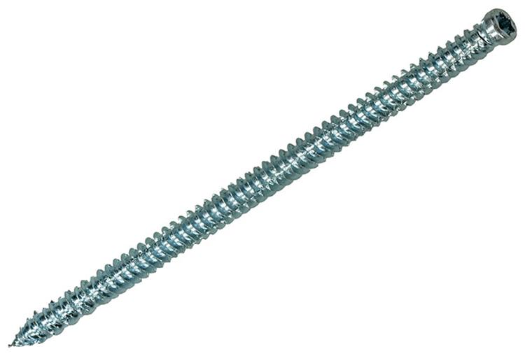 Mack 1019963 – Betonfensterschraube verzinkt Zylinderkopf 4 Stück 7,5 x152 mm | 5 Stück