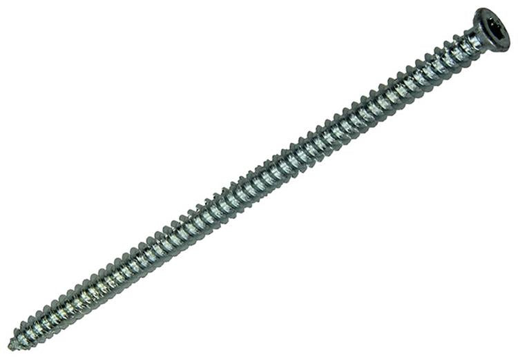 Mack 1019966 – Betonfensterschraube verzinkt mit Kopf 4 Stück 7,5 x 152 mm | 5 Stück
