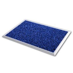 Eingangsmatte Himmel hygienisch blau