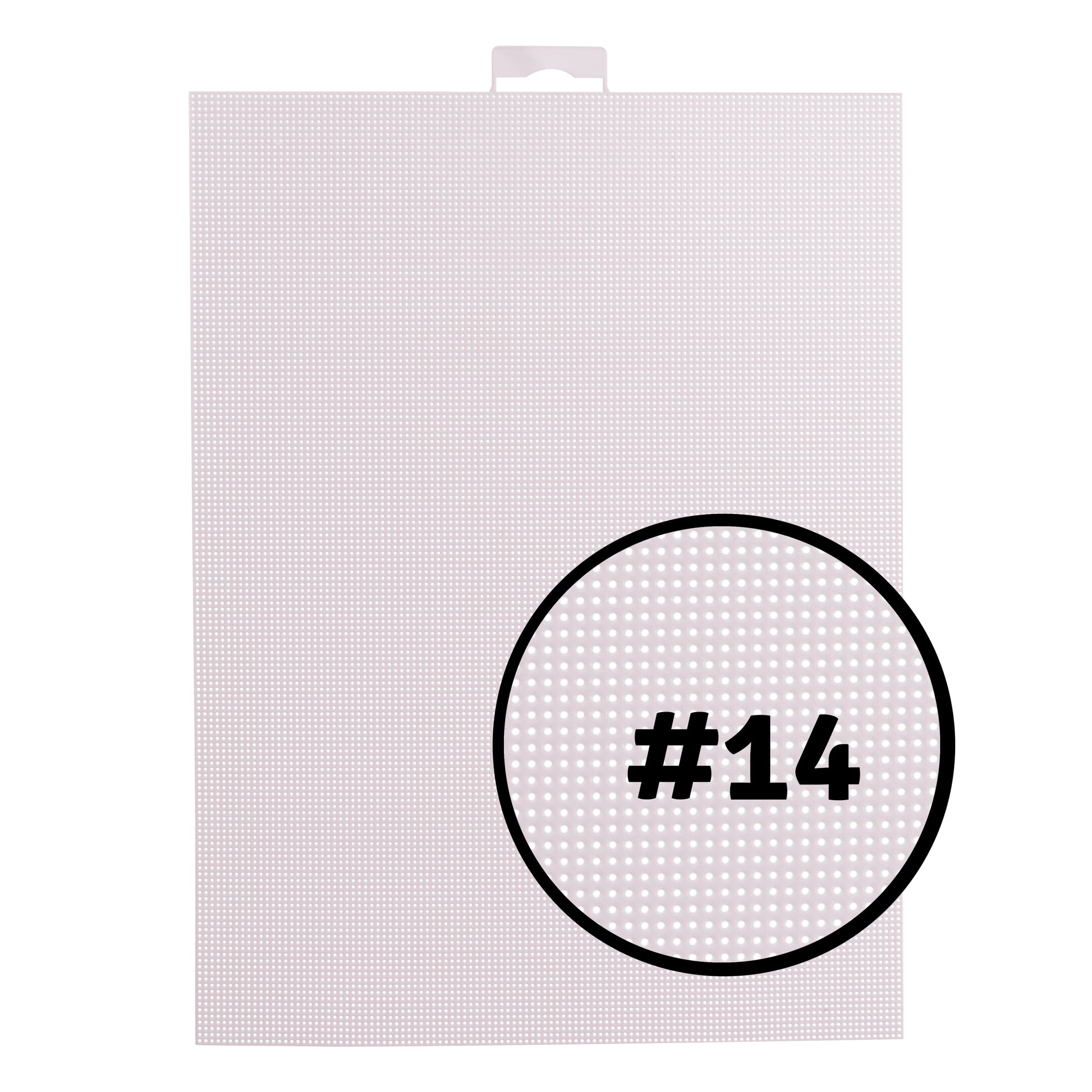 Vaessen creative • Kunststoffgitter 21x28cm 14mesh weiß