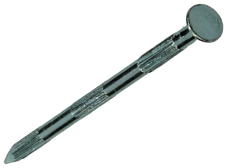 Mack 1017941 – Stahlrippennagel UK St. gehärtet + verzinkt 45 Stück 2,7 x 60 mm | 10 Stück
