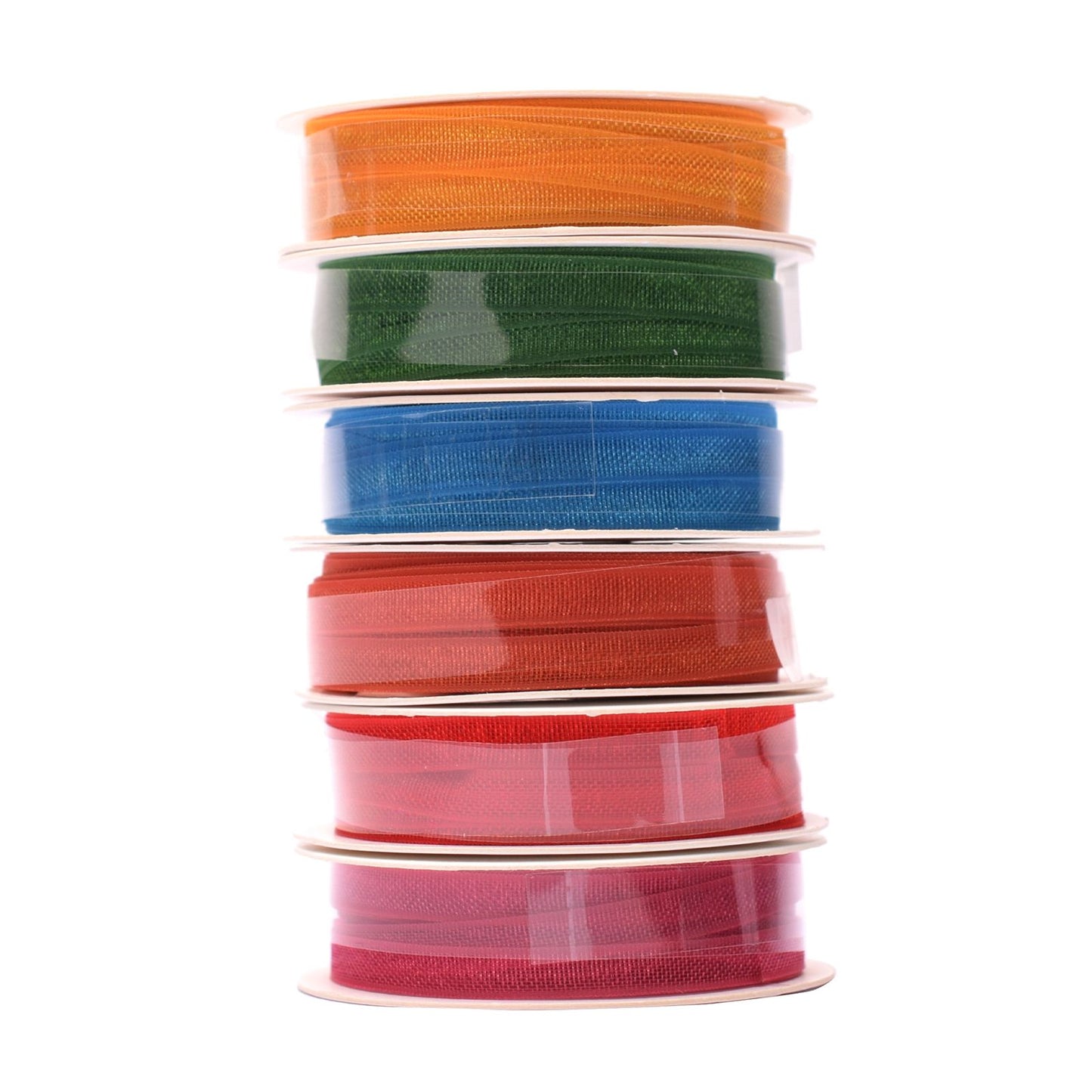 Vaessen creative • Organzaband 6 Farben 3mmx2m Sommer