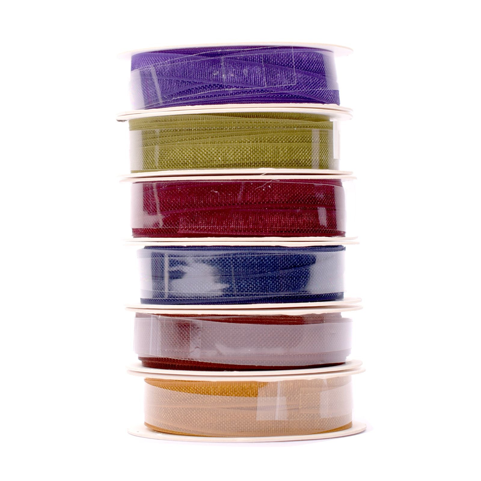 Vaessen creative • Organzaband 6 Farben 3mmx2m Herbst