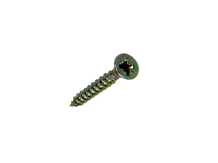 Mack 1017957 - Spanplattenschraube mit Kopf gelb plattiert 200 Stück 2,5 x 16 mm | 10 Stück