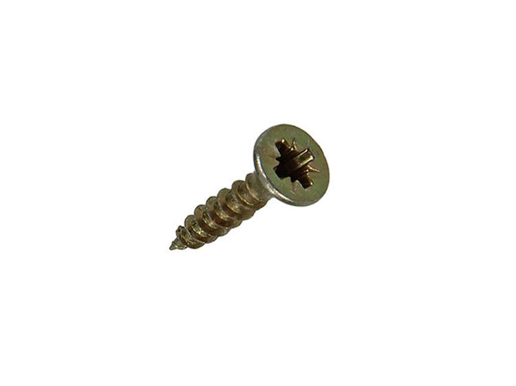 Mack 1017959 - Spanplattenschraube mit Kopf gelb verzinkt 200 Stück 3,0 x 16 mm | 5 Stück