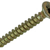 Mack 1017961 - Spanplattenschraube mit Kopf gelb verzinkt 100 Stück 3,0 x 25 mm | 5 Stück