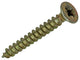 Mack 1017961 - Spanplattenschraube mit Kopf gelb verzinkt 100 Stück 3,0 x 25 mm | 5 Stück