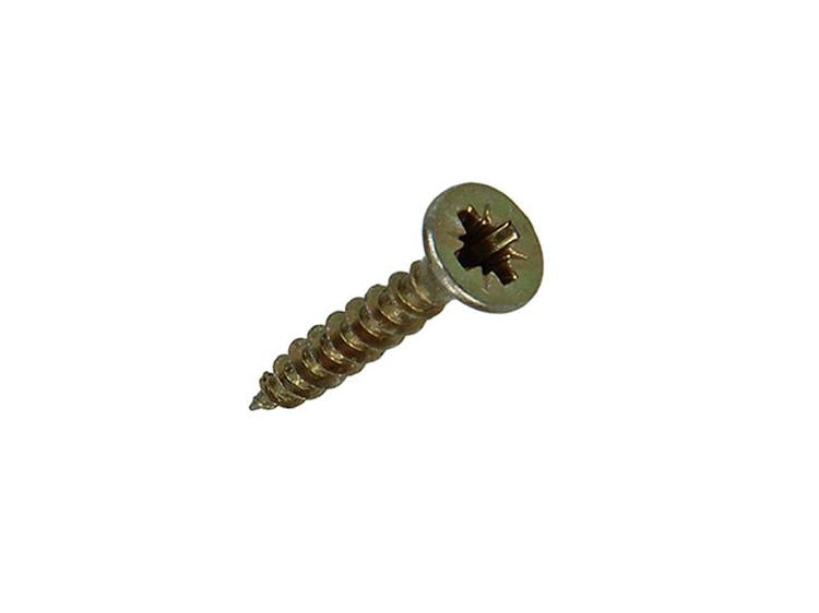 Mack 1017963 - Spanplattenschraube mit Kopf gelb verzinkt 100 Stück 3,5 x 20 mm | 5 Stück