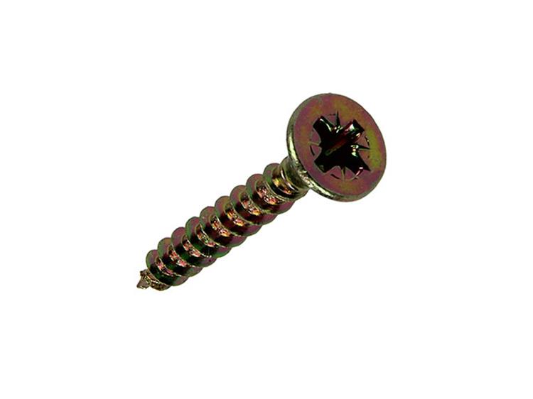 Mack 1017970 – Spanplattenschraube mit Kopf gelb beschichtet. 70 Stück 4,0 x 25 mm | 5 Stück