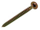 Mack 1017975 – Spanplattenschraube mit Kopf gelb beschichtet. 35 Stück 4,0 x 50 mm | 5 Stück