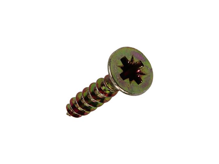 Mack 1017976 – Spanplattenschraube mit Kopf gelb beschichtet. 70 Stück 4,5 x 20 mm | 5 Stück