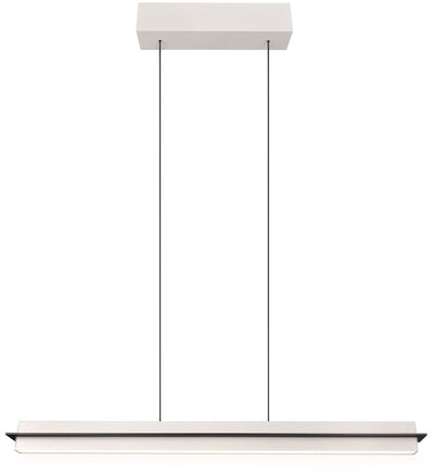 Trio Emerson - Hängelampe - grau warm - inkl. 1x SMD 22 W - 4-Stufen-Tastdimmer - Lichtfarbe stufenlos einstellbar - Memory-Funktion - stufenlos höhenverstellbar