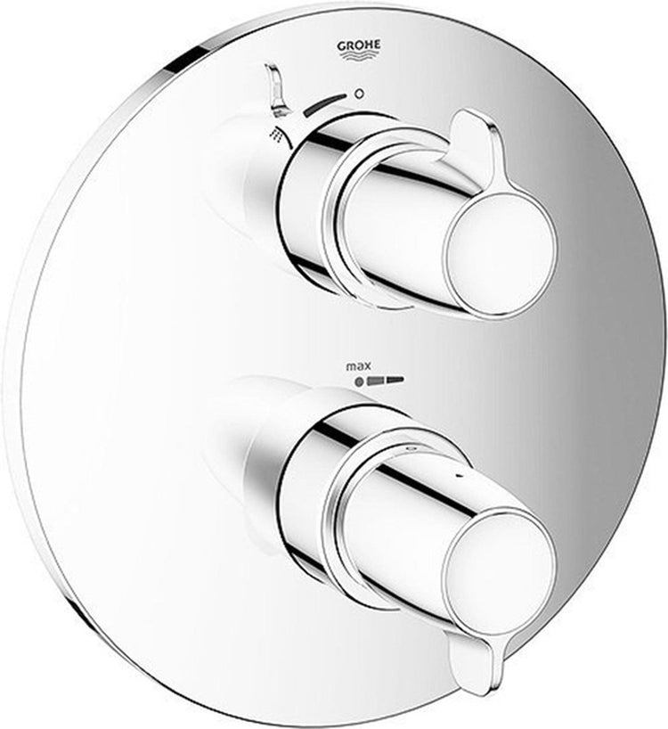 Grohe Grohtherm Spezial-Einbauthermostat – 2 Tasten – Ø21 cm – Chrom