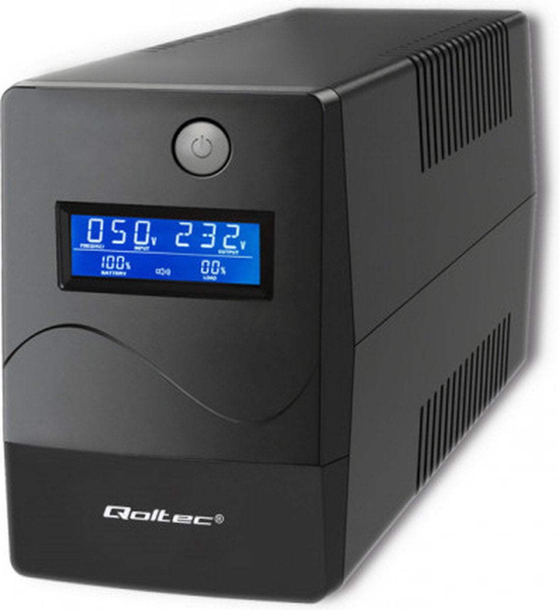Qoltec Monolith – zasilacz awaryjny USV – 450 VA – 240 W – LCD – USB – RJ45