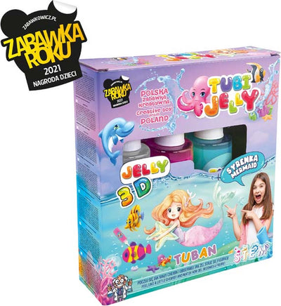 Tuban – Tubi-Gelee-Set mit 3 Farben – Meerjungfrau