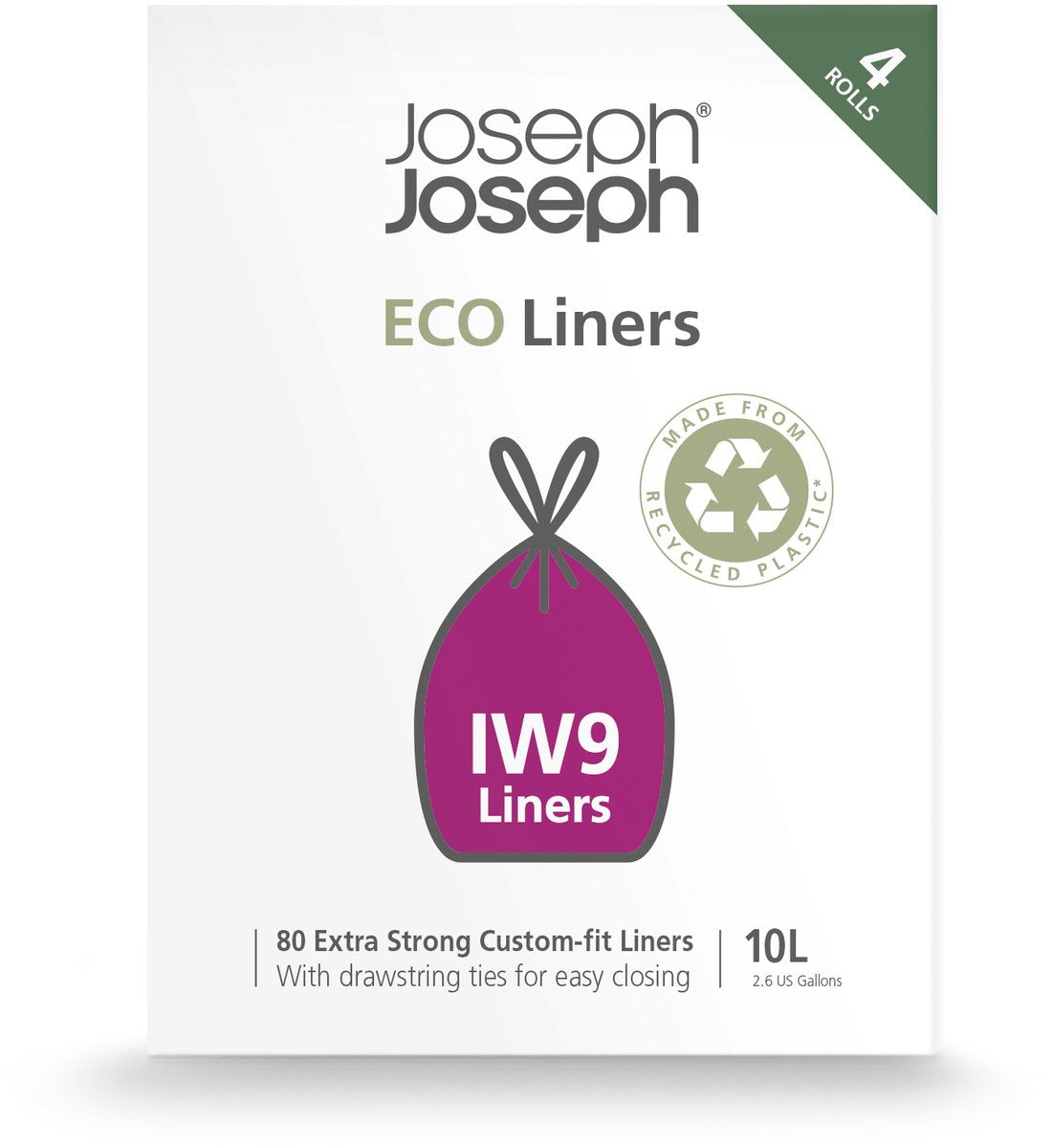 Joseph Joseph Abfallbeutel, IW9, 10l, 80 Stück – | Öko