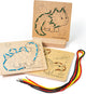 Bigjigs String auf Nummer Dinosaurier Holz