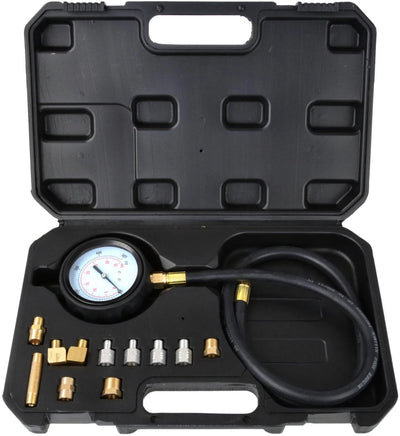 Automatisches Manometer-Set von Geko – 0–500 psi – 12 Adapter – 60 cm Schlauch