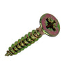 Mack 1017984 – Spanplattenschraube mit Kopf gelb beschichtet. 40 Stück 5,0 x 30 mm | 5 Stück
