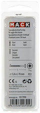 Mack 1017990 – Spanplattenschraube mit Kopf gelb beschichtet. 20 Stück 5,0 x 70 mm | 5 Stück