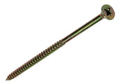Mack 1017999 – Spanplattenschraube mit Kopf gelb beschichtet. 12 Stück 6,0 x 120 mm | 5 Stück - afbeelding 1