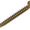 Mack 1018012 - spanienplschr.vzkop-selbstmontage gelb plattiert 35 Stück 4,0 x 45 mm | 5 Stück