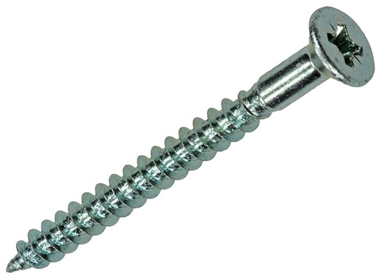 Mack 1018035 - Schraube mit Kopfbohrung, verzinkter Stahl. 24 Stück 4,5 x 50 mm | 5 Stück